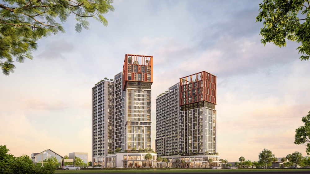 CORA TOWER: BIỂU TƯỢNG “SONG LÂN CHẦU NHẬT – THĂNG HOA TÀI LỘC”